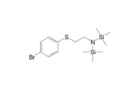 Ethanamine, 2-[(4-bromophenyl)thio]-, 2tms