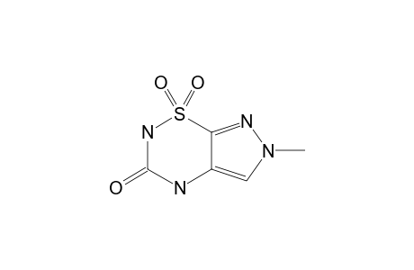 6-METHYL-1,1,3-TRIOXO-2H,4H-PYRAZOLO-[4,3-E]-[1,2,4]-THIADIAZINE