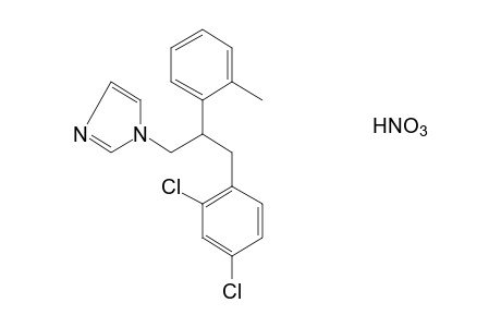 1-[3-(2,4-dichlorophenyl)-2-o-tolylpropyl]imidazole, mononitrate