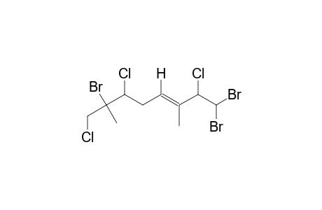 (3E,2R,6R,7S)-1,1,7-Tribromo-2,6,8-trichloro-3,7-dimethyloct-3-ene