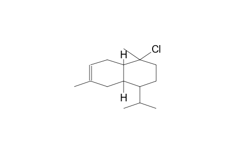 Naphthalene, 1-chloro-1,2,3,4,4a,5,8,8a-octahydro-1,6-dimethyl-4-(1-methylethyl)-, (1.alpha.,4.beta.,4a.beta.,8a.beta.)-(.+-.)-