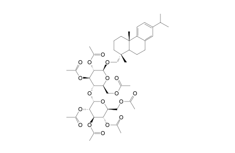 #11;[1R-(1-ALPHA,4A-BETA,10A-ALPHA)]-1,2,3,4,4A,9,10,10A-OCTAHYDRO-1,4A-DIMETHYL-7-ISOPROPYL-1-PHENANTHRENMETHYL-PERACETYL-ALPHA-D-GLUCOPYRANOSYL-(1->4)-BETA-D