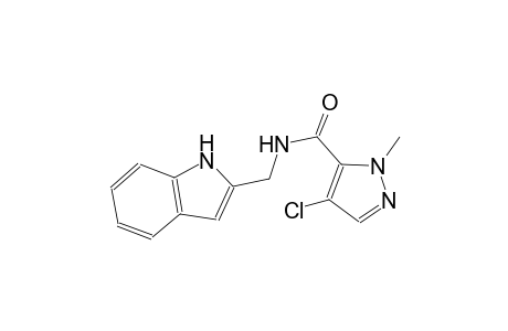 4-chloro-N-(1H-indol-2-ylmethyl)-1-methyl-1H-pyrazole-5-carboxamide