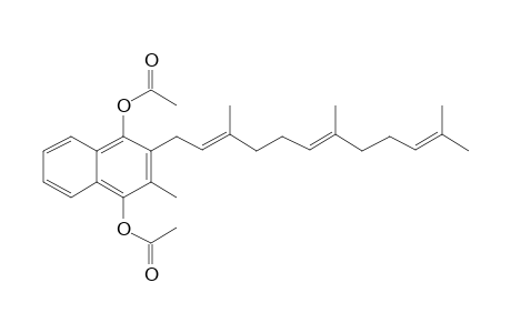 1,4-Naphthalenediol, 2-methyl-3-(3,7,11-trimethyl-2,6,10-dodecatrienyl)-, diacetate