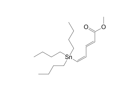 Methyl (2E,4E)-5-(tri-n-butylstannyl)penta-2,4-dienoate