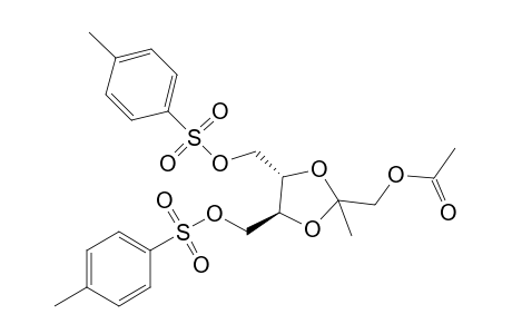 (S,S)-2-(Acetyloxymethyl)-2-methyl-4,5-bis(p-toluenesulfonyloxymethyl)-1,3-dioxolane