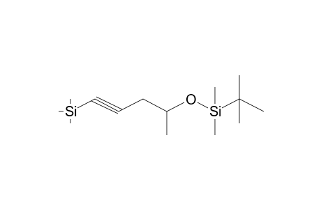 tert-butyl-dimethyl-(5-trimethylsilylpent-4-yn-2-yloxy)silane