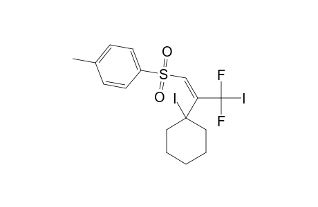 1-[[3,3-DIFLUORO-3-IODO-2-(1-IODOCYCLOHEXYL)-PROP-1-ENYL]-SULFONYL]-4-METHYLBENZENE