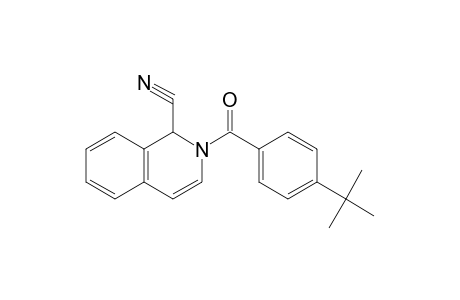 2-(p-tert-butylbenzoyl)-1,2-dihydro-1-isoquinolinecarbonitrile