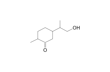 p-Menthan-2-one, 9-hydroxy-, (1R,4S)-(-)-