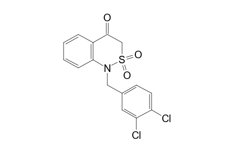 1-(3,4-dichlorobenzyl)-1H-2,1-benzothiazin-4(3H)-one, 2,2-dioxide