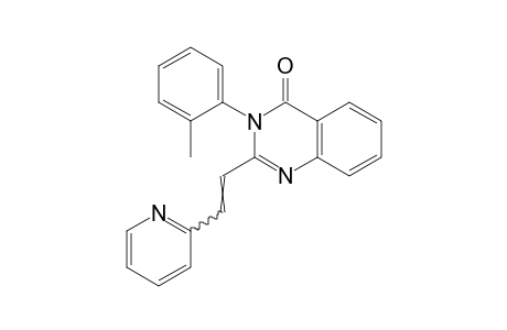 2-[2-(2-pyridyl)vinyl]-3-o-tolyl-4(3H)-quinazolinone