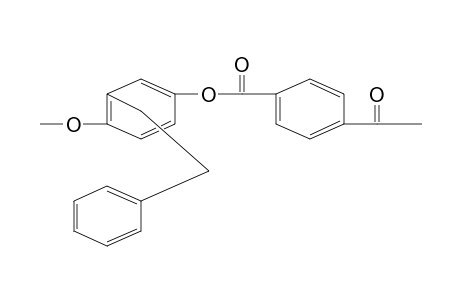 Aromatic polyester with benzyl side groups