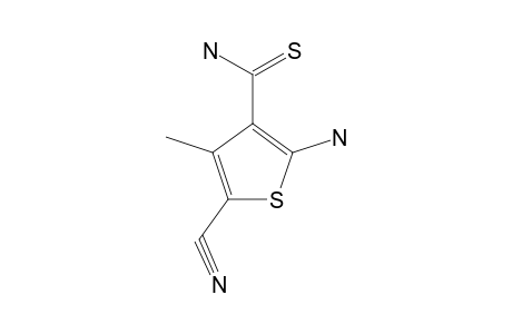 2-AMINO-5-CYANO-4-METHYLTHIO-3-THIOPHENECARBOXAMIDE