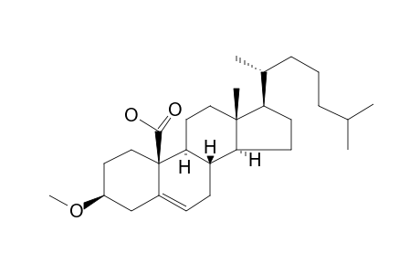 3Beta-methoxy-5-cholesten-19-oic acid