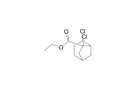 Bicyclo[3.2.1]octane-6-carboxylic acid, 4,6-dichloro-, ethyl ester, (exo,exo)-(.+-.)-