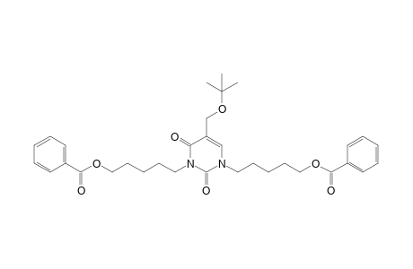 1,3-Bis(5-Benzoyloxypentyl)-5-(tert-butoxymethyl)uracil
