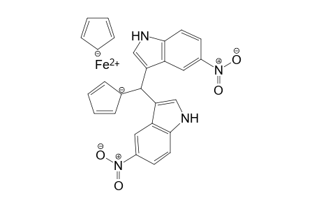 Bis(5-nitroindol-3-yl)(ferrocenyl)methane