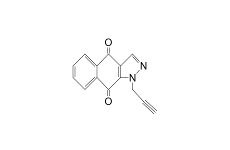 1H-Benz[f]indazole-4,9-dione, 1-(2-propynyl)-