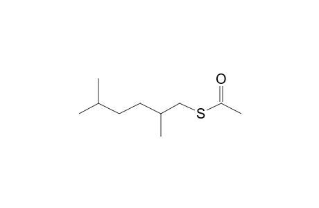 1-Hexanethiol, 2,5-dimethyl-, thiolacetate