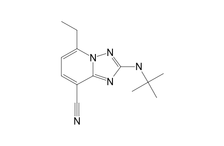 2-tert-Butylamino-5-ethyl[1,2,4]triazolo[1,5-a]pyridine-8-carbonitrile