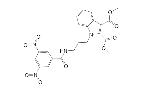 1H-Indole-2,3-dicarboxylic acid, 1-[3-[(3,5-dinitrobenzoyl)amino]propyl]-, dimethyl ester