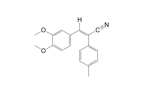 cis-3-(3,4-dimethoxyphenyl)-2-p-tolylacrylonitrile