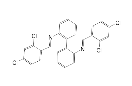 [1,1'-biphenyl]-2,2'-diamine, N~2~,N~2~'-bis[(E)-(2,4-dichlorophenyl)methylidene]-