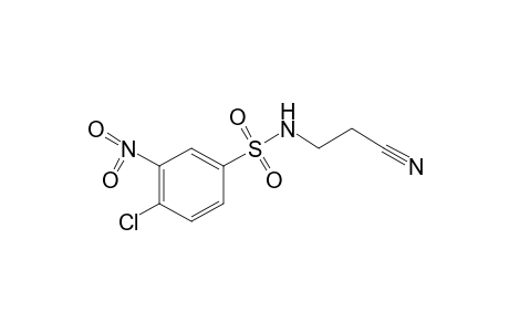 4-chloro-N-(2-cyanoethyl)-3-nitrobenzenesulfonamide