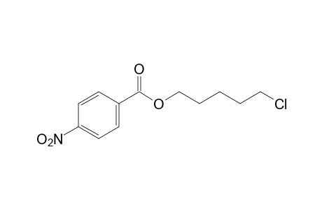 p-nitrobenzoic acid, 5-chloropentyl ester