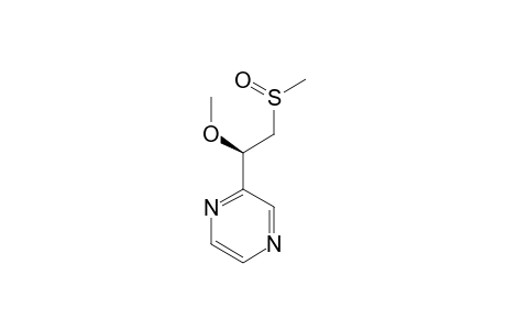 2-(METHYLSULFINYL)-1-METHOXY-1-(2-PYRAZYL)-ETHANE