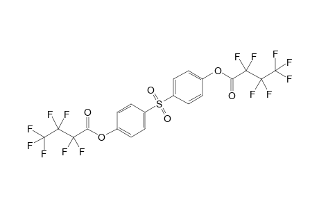 Sulfonylbis(4,1-phenylene) bis(2,2,3,3,4,4,4-heptafluorobutanoate)