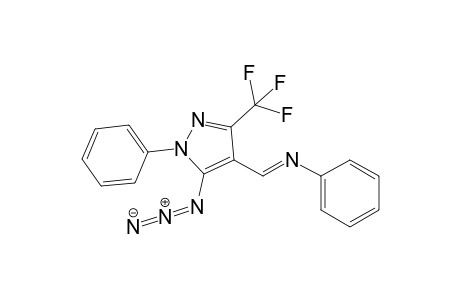 5-Azido-1-phenyl-4-(N-phenyliminomethyl)-3-trifluoromethylpyrazole