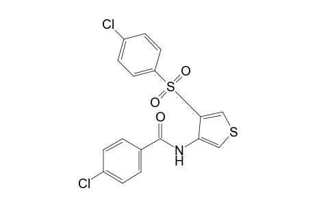 p-chloro-N-{4-[(p-chlorophenyl)sulfonyl]-3-thienyl}benzamide