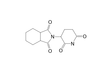 Cyclohexanedicarboximide, N-(2,6-dioxo-3-piperidyl)-, (.+/-.)-