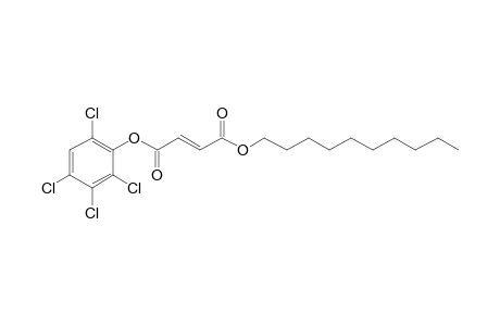 Fumaric acid, decyl 2,3,4,6-tetrachlorophenyl ester