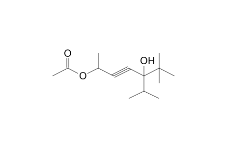 4-Hydroxy-4-isopropyl-1,5,5-trimethyl-2-hexynyl acetate