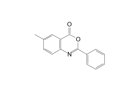 6-methyl-2-phenyl-4H-3,1-benzoxazin-4-one