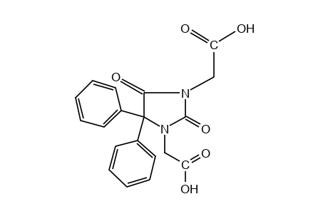 2,4-dioxo-5,5-diphenyl-1,3-imidazolidinediacetic acid