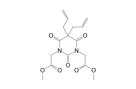 5,5-diallylhexahydro-2,4,6-trioxo-1,3(2H,4H)pyrimidineacetic acid, dimethyl ester