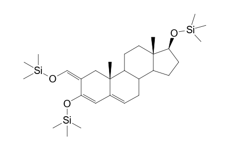 2,2-Hydroxymethylene-androsta-3,5-diene-3,17.beta.-diol, O',O'',O'''-tris-TMS