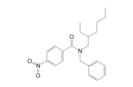 Benzamide, 4-nitro-N-benzyl-N-(2-ethylhexyl)-