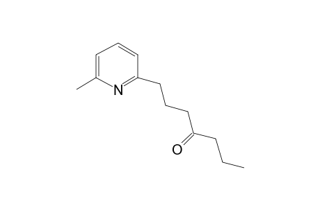 1-(6-Methylpyridin-2-yl)heptan-4-one