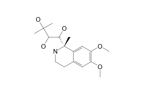 1-[(1S)-6,7-dimethoxy-1-methyl-3,4-dihydro-2H-isoquinolin-1-yl]-3-methylbutane-1,2,3-triol