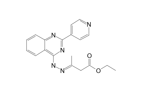 Ethyl 3-[2-(4-pyridyl)-4-quinazolinylhydrazono]butyrate