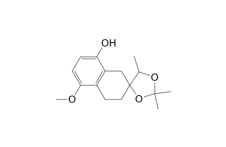 (+/-)-5'-METHOXY-2,2,5-TRIMETHYL-3',4'-DIHYDROSPIRO-[1,3-DIOXOLAN-4,2'(1'H)-NAPHTHALEN]-8'-OL