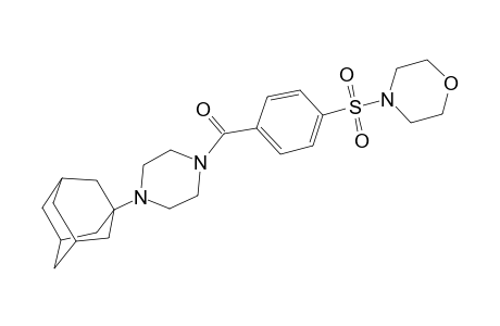 [4-(1-adamantyl)-1-piperazinyl]-[4-(4-morpholinylsulfonyl)phenyl]methanone