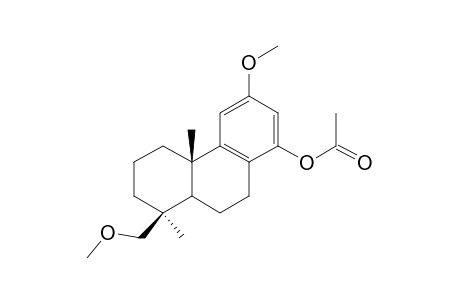 12,19-dimethoxypodocarpa-8,11,13-trien-14-yl acetate