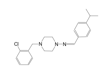 1-piperazinamine, 4-[(2-chlorophenyl)methyl]-N-[(Z)-[4-(1-methylethyl)phenyl]methylidene]-