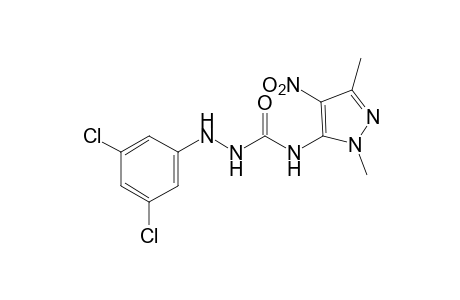 1-(3,5-dichlorophenyl)-4-(1,3-dimethyl-4-nitropyrazol-5-yl)semicarbazide